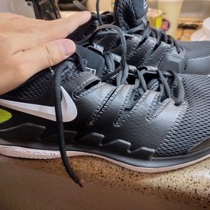 Rare Size 12.5- Nike Air Zoom Vapor X HC AA8030 009 Black / White Volt. No box